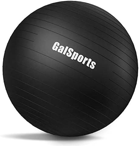 Yoga Ball Exercise Ball for Working Out, Anti-Burst and Slip Resistant Stability Ball, Swiss Ball for Physical Therapy, Exercise Ball Chair, Home Gym Fitness
