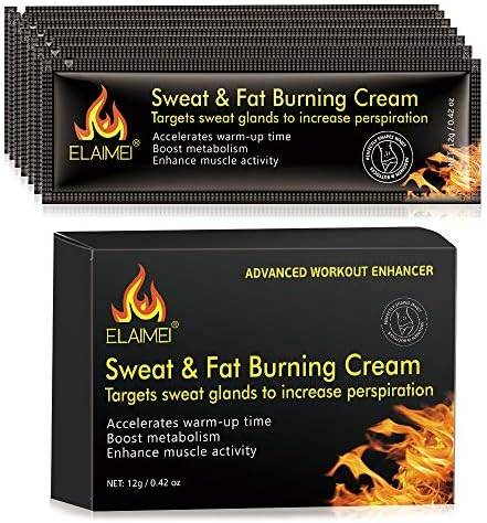 10 Pack Hot Cream, Workout Enhancer Sweat Cream,Fat Burner Cellulite Creams Tighten Muscles, Slimming Enhancer Workout Coconut Body Cream for Weight Losing